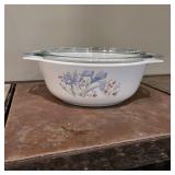 #2 Pyrex England Blue Iris