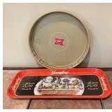 Vintage Miller High Life Beer Tray w/ Yuengling