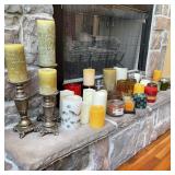 Candles on the Hearth