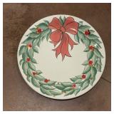 Christmas Wreath Plate