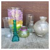 Lot of Decorative Vases w/ Eiffel Tower