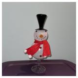 Blown Glass Snowman