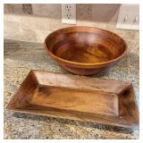 Wood Bowl & Tray