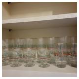 20 + Arby's 1987 Christmas Glasses
