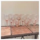 Pink Stemmed Glasses Mexico