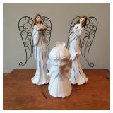 Angel Decor, Wooden and Ceramic