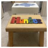 2 Children's Wood Stools