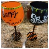 Halloween Wine Glasses