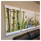 3 Piece Original Milton de Moraes on Canvas