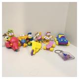 Vintage Garfield & Donald Duck Miniature Figures