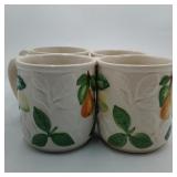 Lot of Fruit Coffee Mugs