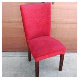 Red upholstery chair