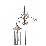 Iron Garden Stake w/ WindChimes