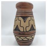 9" Pottery Vase