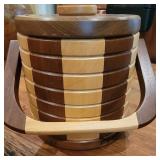 Imported Kenwood Wooden Ice Bucket