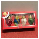 Lenox Christmas Light Bulb Ornaments