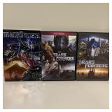 3 Transformer DVD's