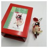 Leapin' Felines by Ingrid Flower Feline Ornament