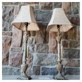 Modern Lamp Pair w/ Tassels