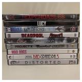 Lot of 9 New Sealed  DVD's