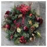 Christmas Wreath w/ Christmas Ornaments