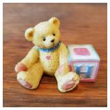 Cherished Teddies Bear with H Block