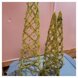 3 Beaded Christmas Trees