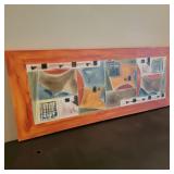 24' x 59' Earthy Palette Abstract on Canvas
