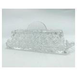 Crystal Butter Dish