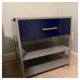 Locker Room Style Night Stand Metal