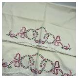 Pair of Vintage Pillowcases