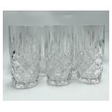 7 Crystal Water/ Tea Glasses