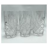 7 Crystal Water/ Tea Glasses