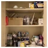 Contents of Cabinet Over Dryer