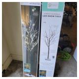 2 - 4 Foot Lighted Snow Tree