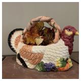 Home Trends Thanksgiving Turkey Basket