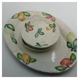 Lot of Fruit Theme Plates