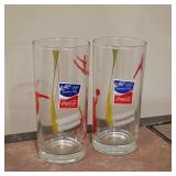 Athens 2004 Olympic Coke Glasses