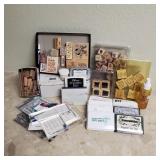 Stamping Lot, Stamps and Pads for Cardmaking