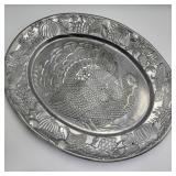 20' Pewter Thanksgiving Platter