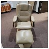 Relaxzen Massage Chair and Ottoman with Heat