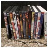 Collection of DVDs with Christmas