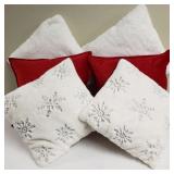 Festive Holiday Fluffy Soft Pillows