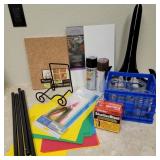 Lot w/ Corkboard & Artist Panel