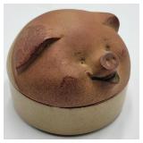 Vintage UCTCI Japanese Stoneware Pig Jar