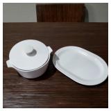 Centura by Corning Small Platter and Serving Bowl