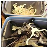 Tubs of Hangers