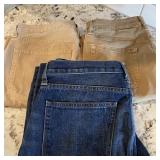 3 Pair Mens Jeans J Crew & American Eagle