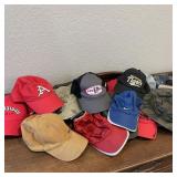 Lot of Baseball Caps w/ Hats