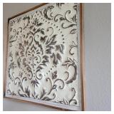 Framed Metal Wall Hanging